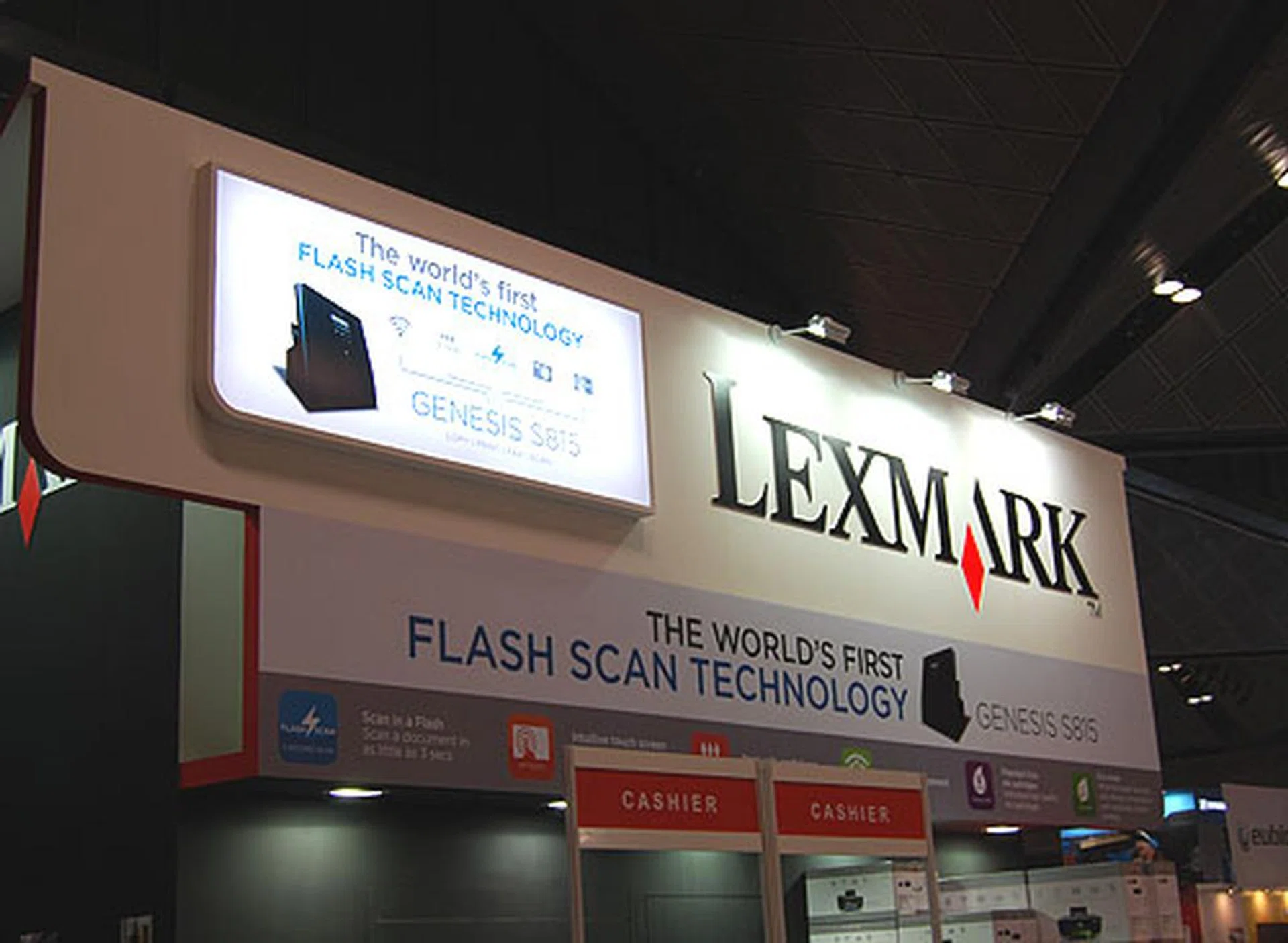 Lexmark is introducing its new Genesis S815 printer, which is able to scan your document in seconds and then print it out. The company is calling this, Flash Scan technology. 