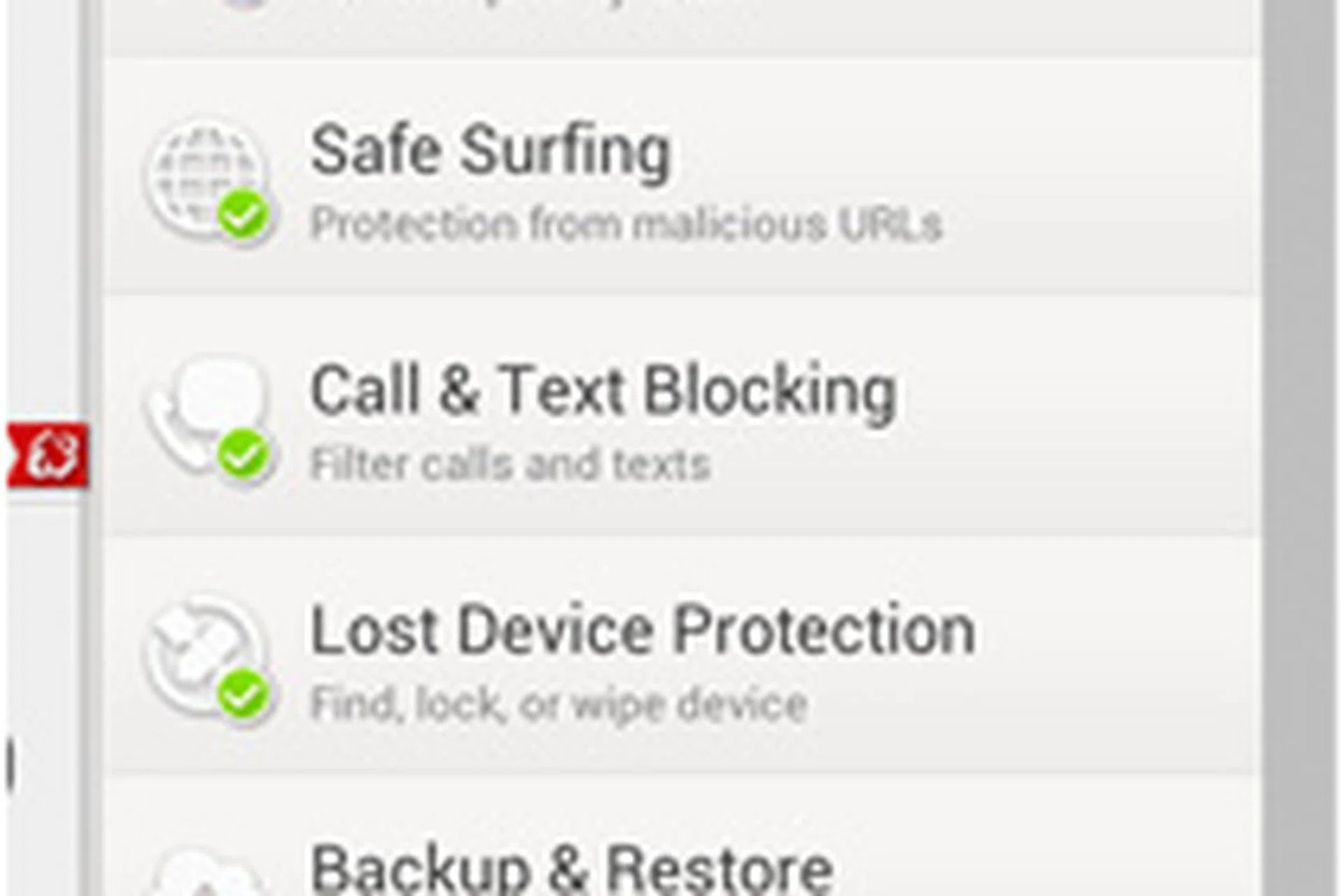 Screenshot of Mobile Security (Image source: Trend Micro)