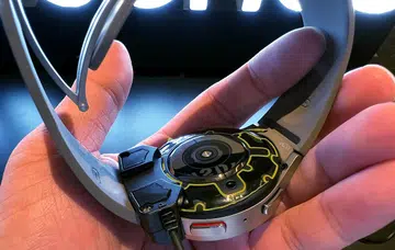 The rear of a Samsung Galaxy Watch5 series wearable.