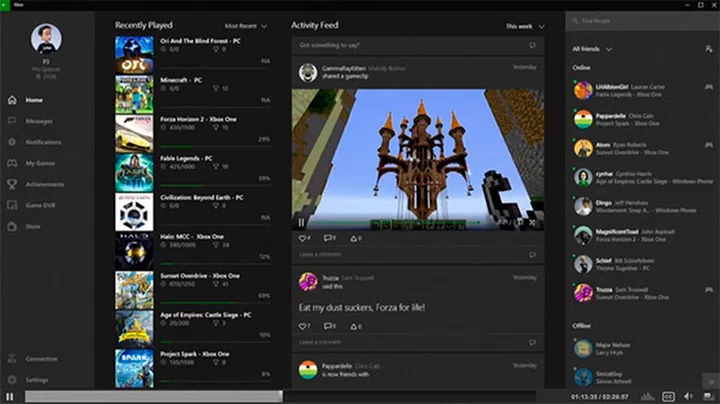 Xbox Live, multi-player gaming, game DVR clips, DirectX 12 - gaming is a tentpole feature in Windows 10.