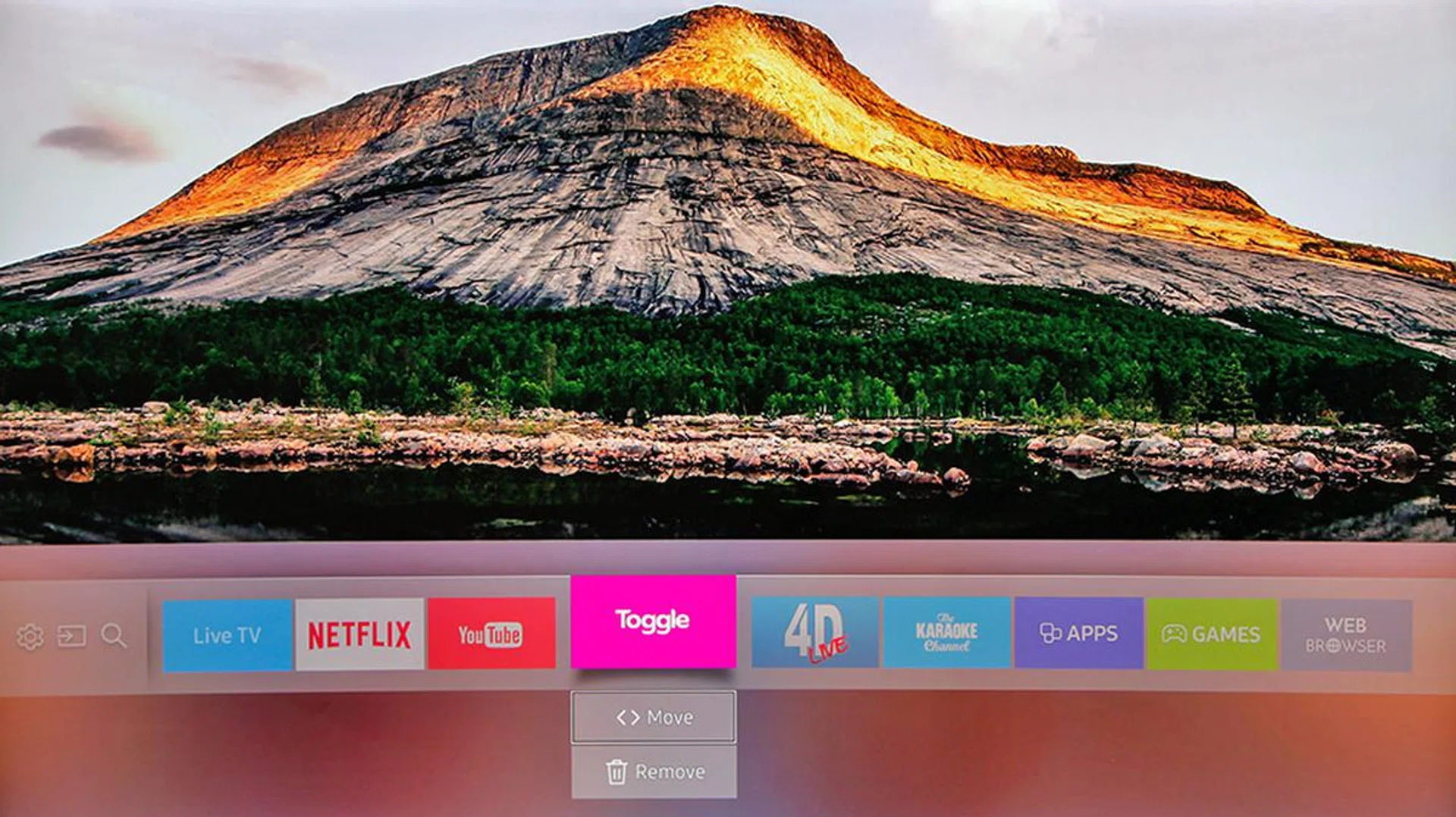 Of course, you can add/remove and reposition the icons on the menu bar.