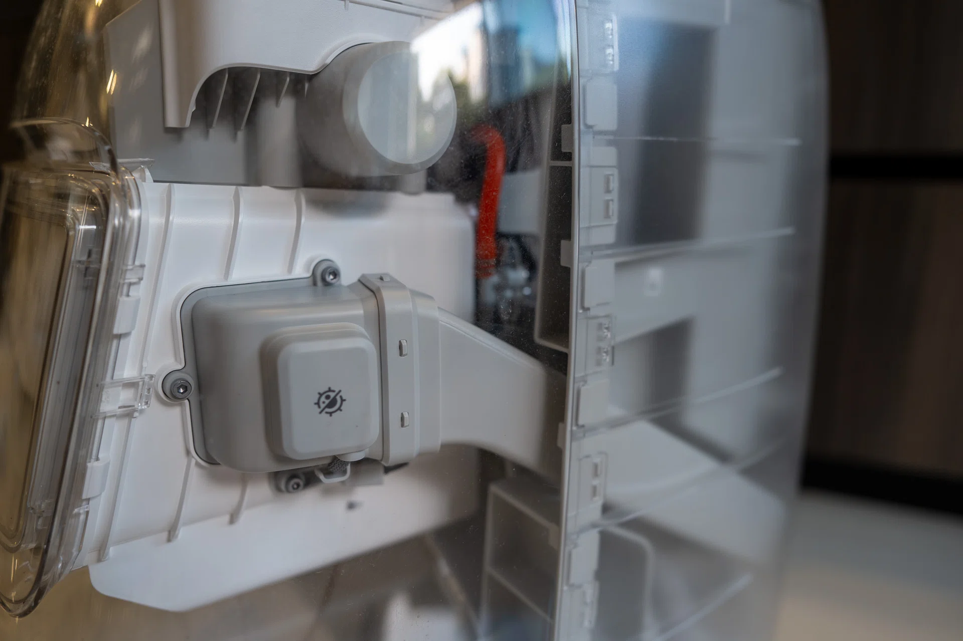 DJI Romo P transparent dock