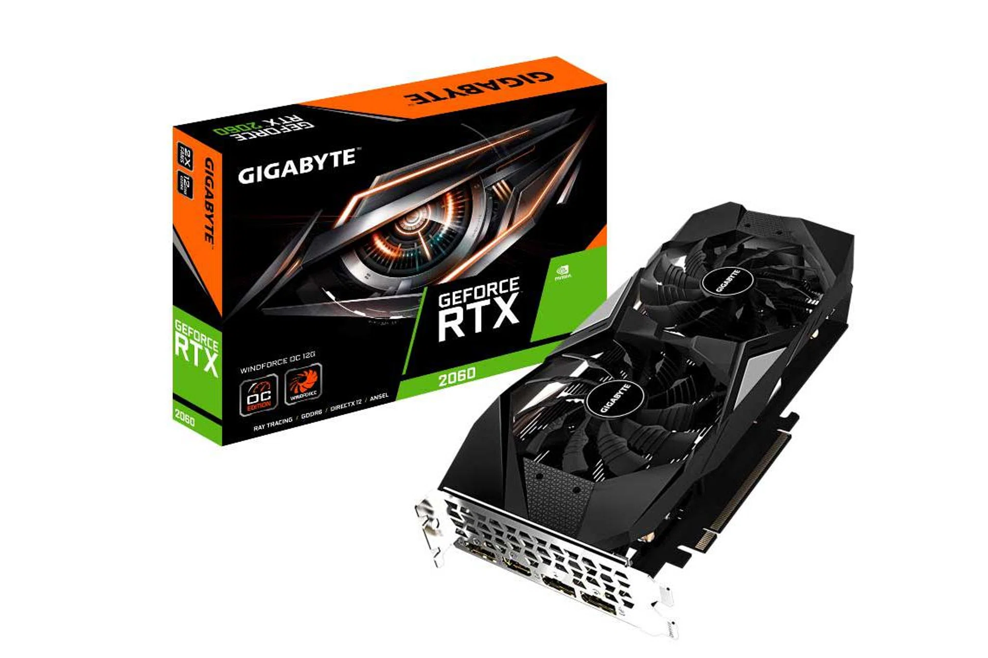 Overall, a slightly improved RTX 2060. (Image source: Gigabyte)