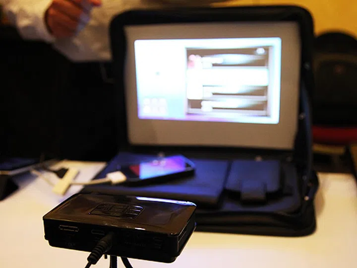 Unlike first generation pico projectors, the new Optoma PK320 pico projector does a pretty decent job projecting images at short range.