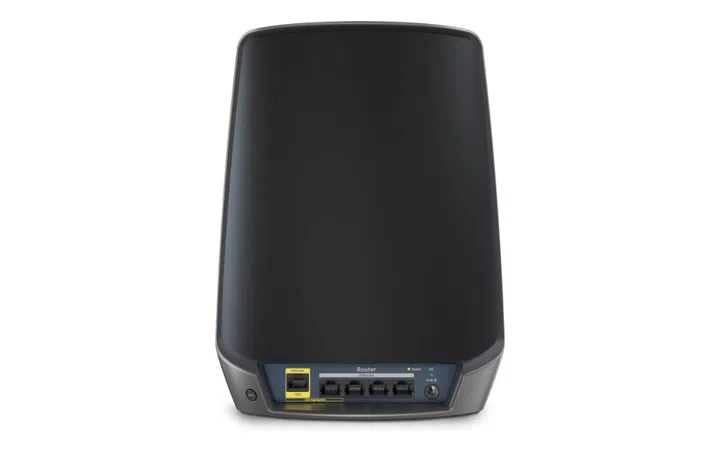 The main router has a 10Gbps WAN port and four Gigabit Ethernet LAN ports.