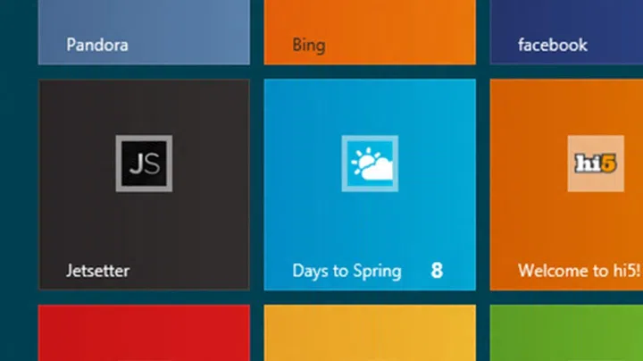 Sites can be pinned to the desktop and they function like Live Tiles. (Source: arstechnica.com)