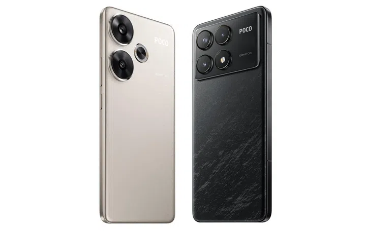 Poco F6 (left) and Poco F6 Pro (right).