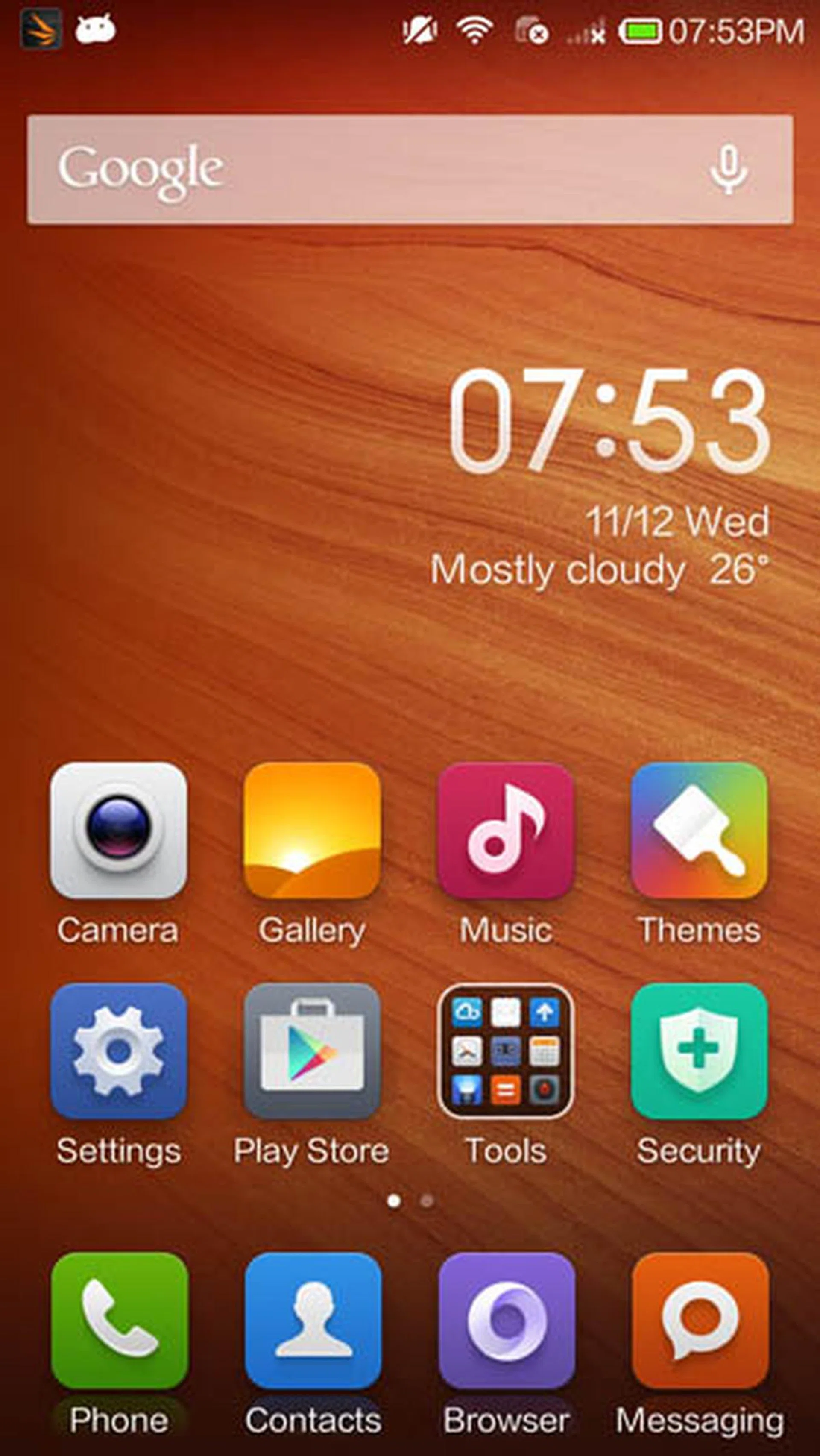 MIUI v5 on Android KitKat.