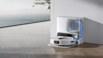 The Ecovacs Deebot T10 with the Auto Empty Station.