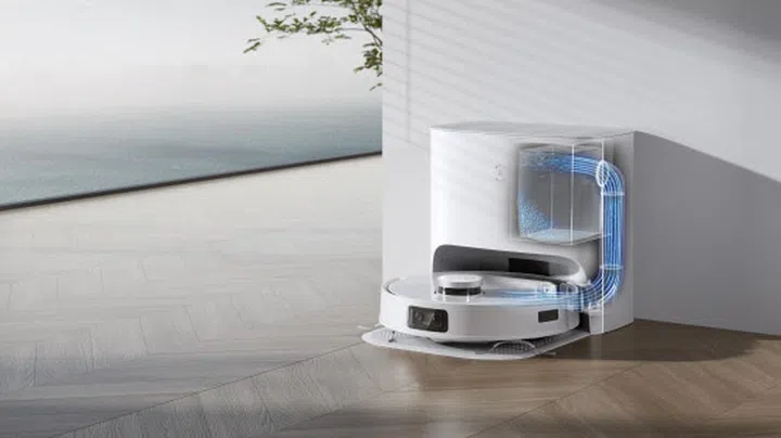 The Ecovacs Deebot T10 with the Auto Empty Station.