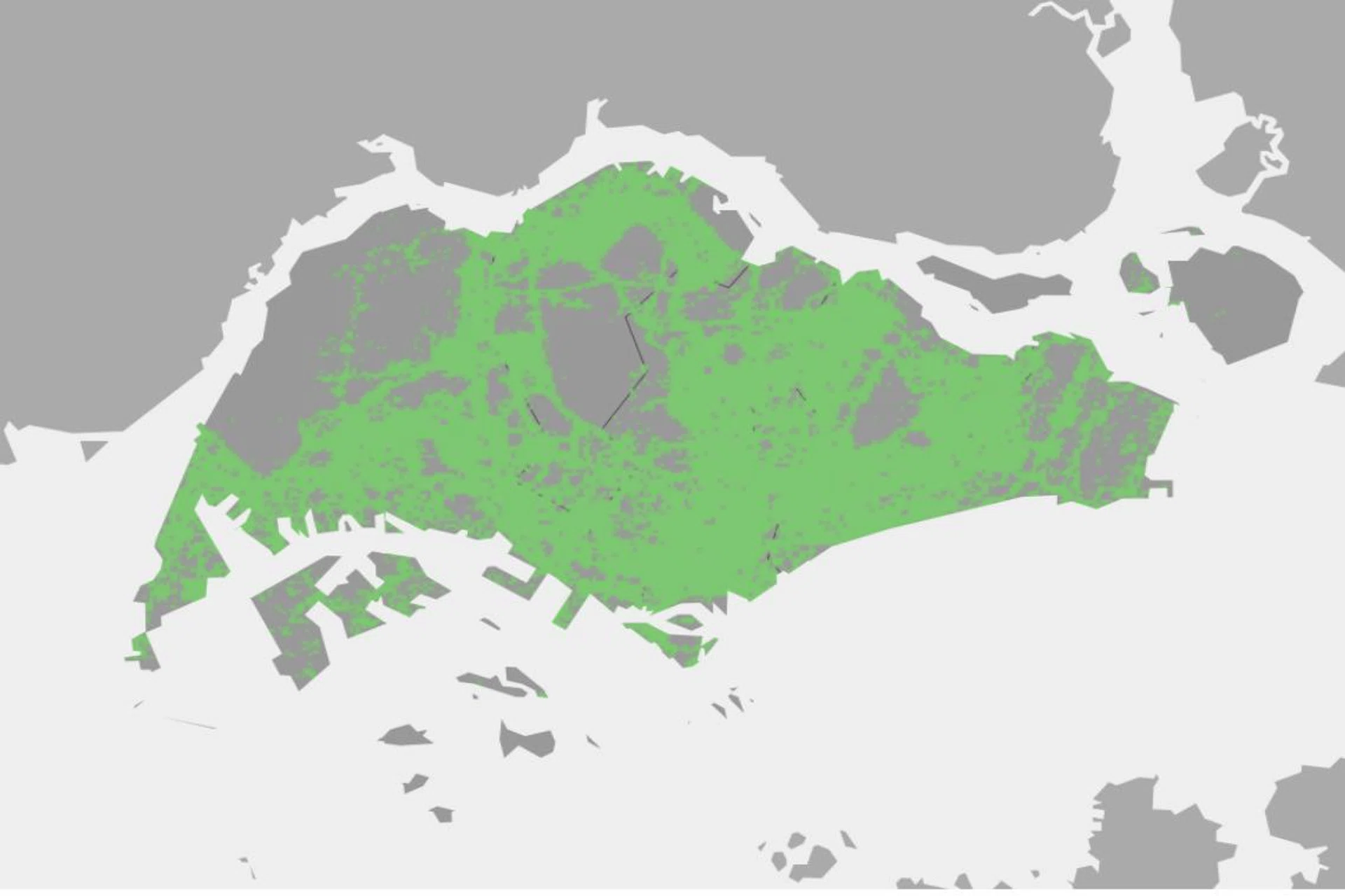 Singapore's 5G Coverage. Image source: Opensignal.