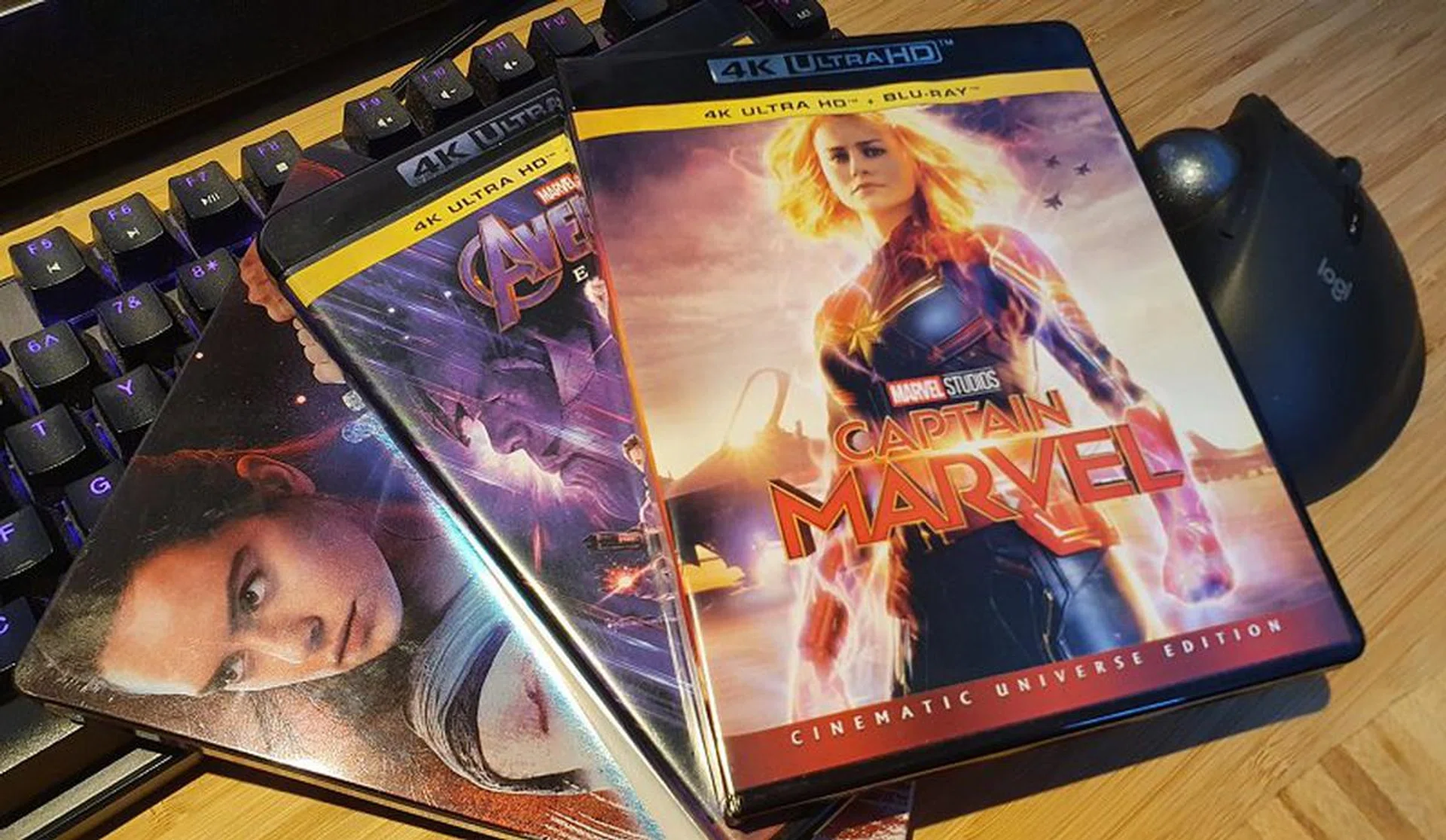 Some of our 4K test discs with Dolby Atmos tracks.