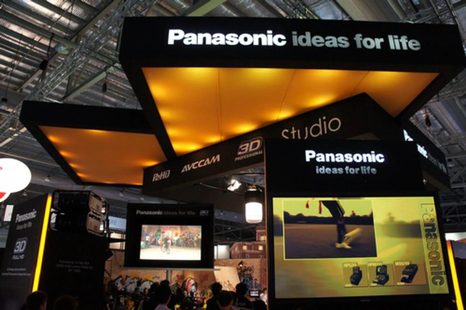 3D was obviously a huge emphasis at the Panasonic booth.