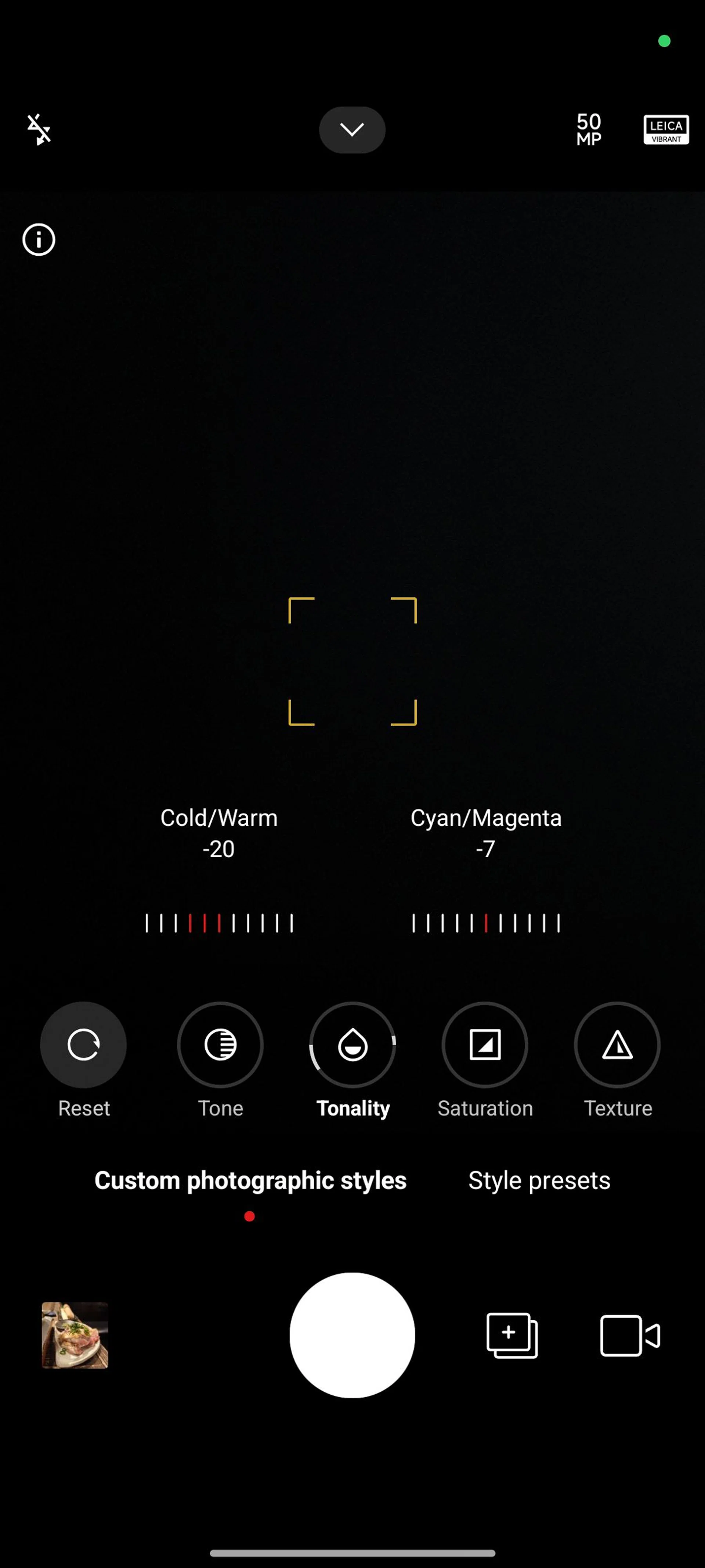 Leica Custom Photographic Styles. Photo: HWZ.