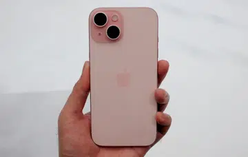 This is the iPhone 15 in pink.