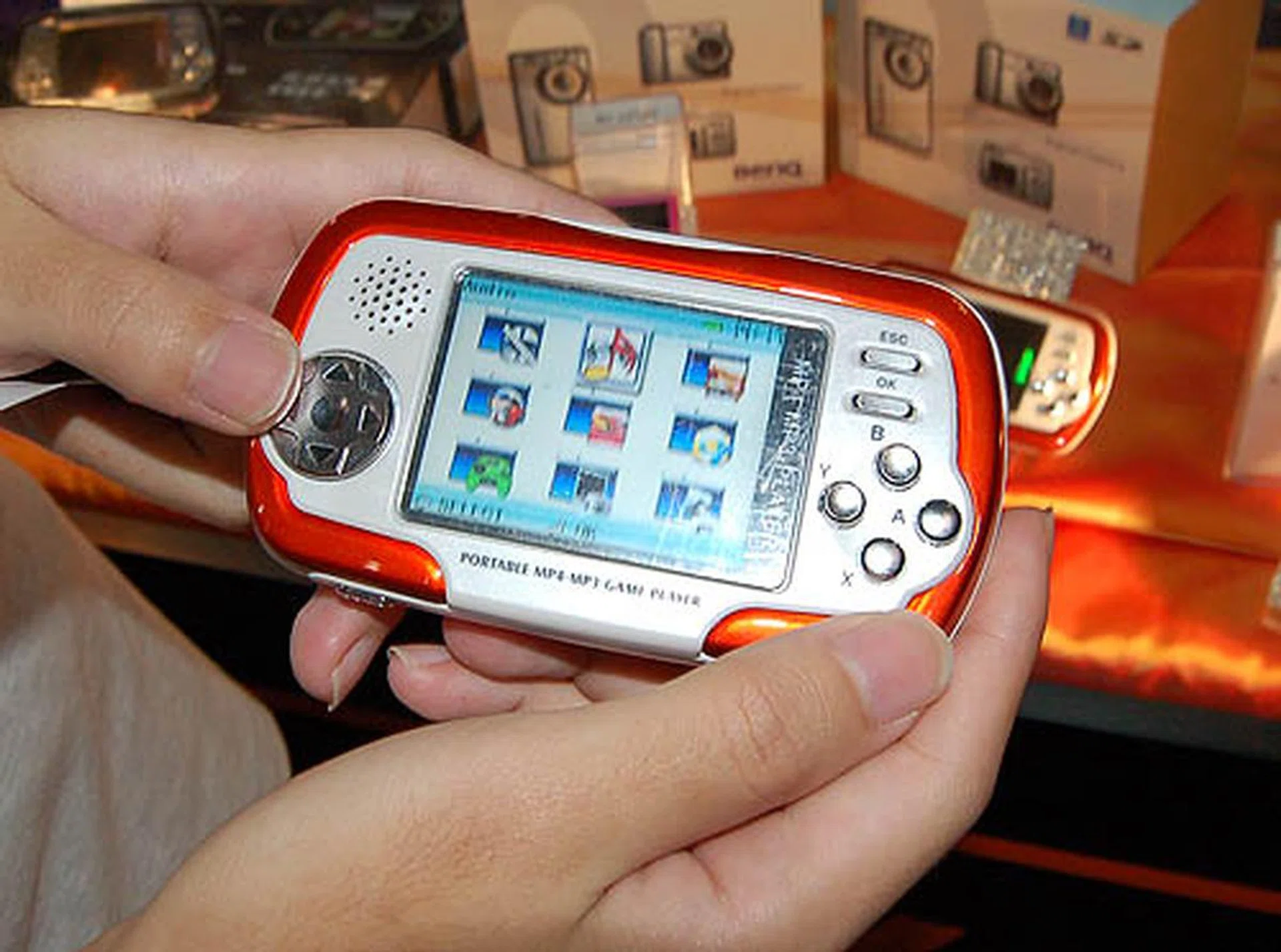  The MP3 Game Player from Active Foto is a pretty funky device that can play movies, MP3 files and even run emulated games. The 512MB and 1GB version goes for S$115 and $135 respectively.  