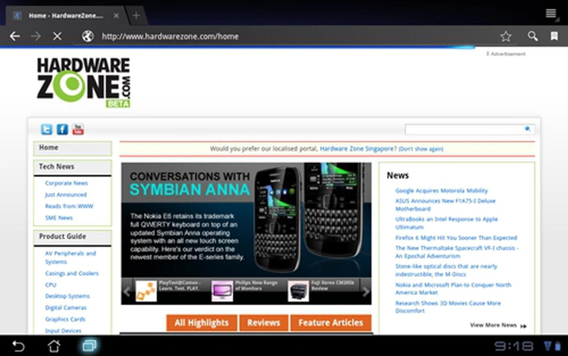 If you disable the Quick Controls feature, the menu bar and settings are located at the top.