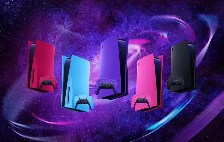 Sony's new PlayStation 5 covers.