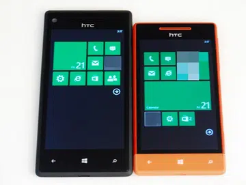 The Windows Phone 8X (left) and Windows Phone 8S by HTC (right) are the two signature devices for Microsoft's mobile OS.
