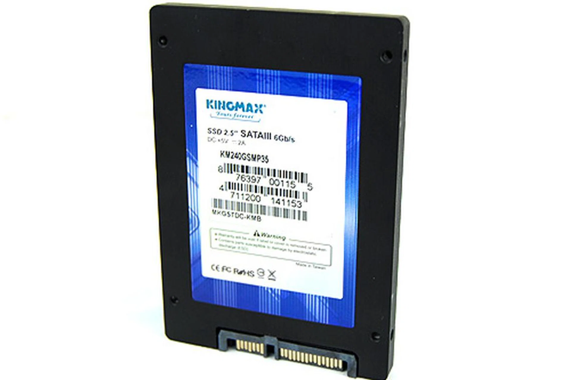 The Kingmax SMP35 Client looks just like any other 2.5-inch SSD drive.