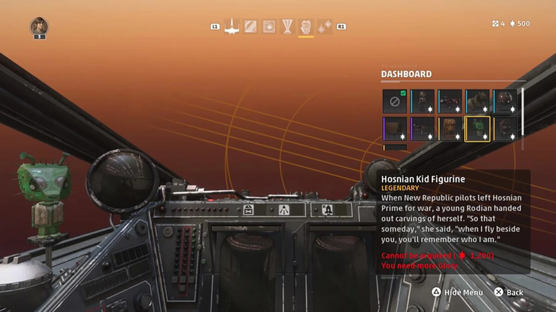 A decent amount of customisation options allow you to make each starfighter feel like your own. 