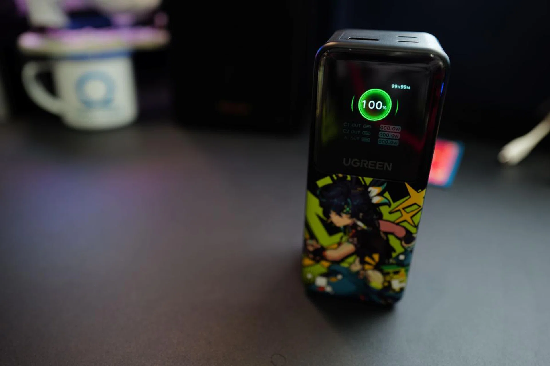 The Ugreen Nexode Power Bank Genshin Impact Edition is a 130W, 20,000mAh fast-charging power bank. Photo: HWZ