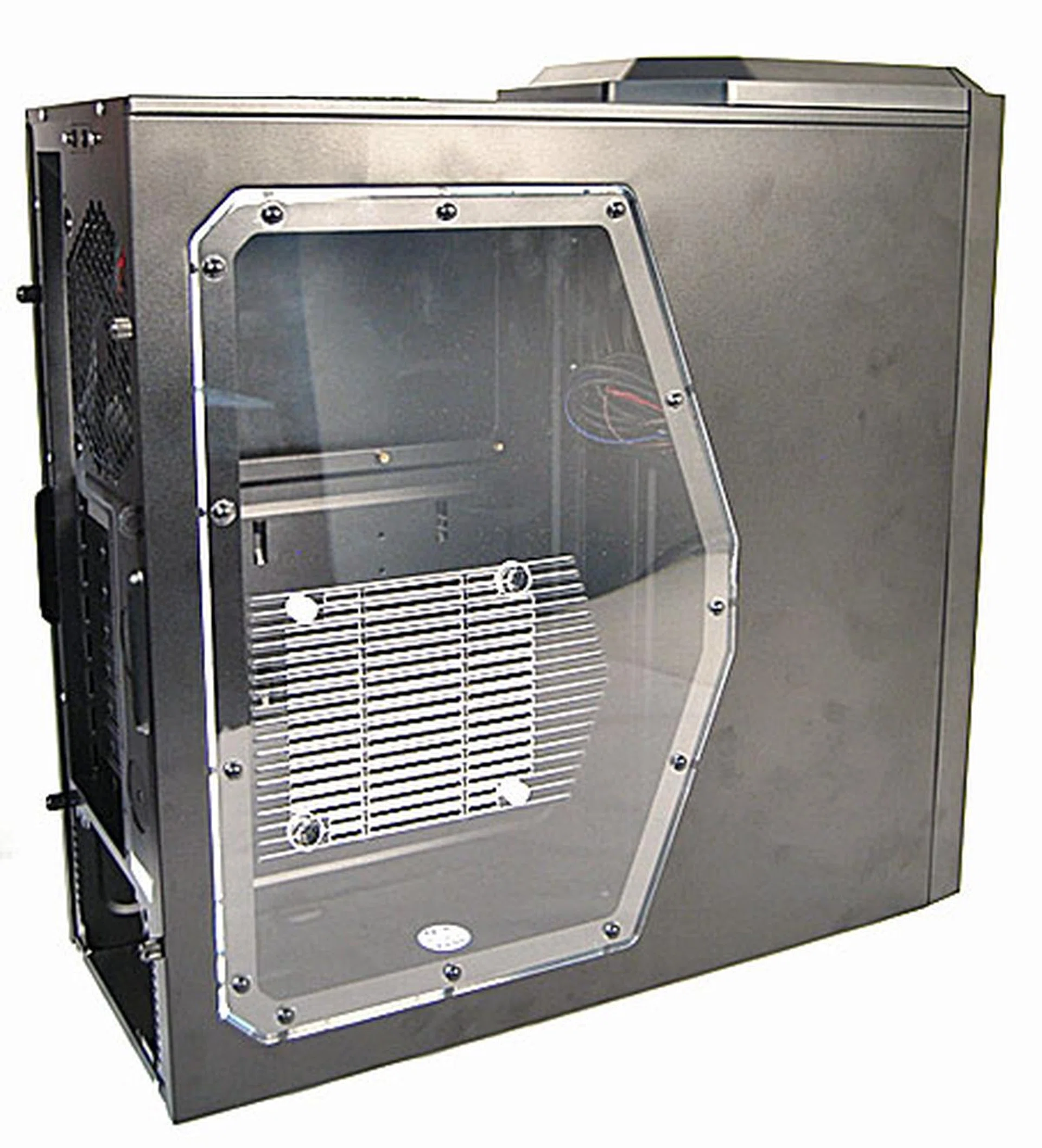 Have a fancy water cooling system, cold cathode fans, and LED light sticks in your casing? Why not have a window to show them off?