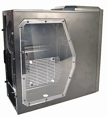 Have a fancy water cooling system, cold cathode fans, and LED light sticks in your casing? Why not have a window to show them off?