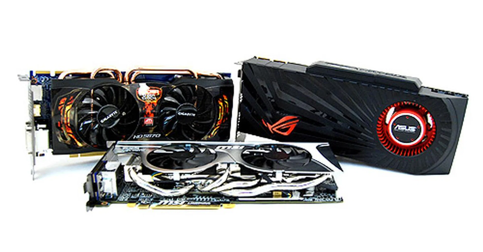 Of the seven, the Gigabyte, MSI and ASUS cards were our top picks. However, the Gigabyte HD 5870 Super Overclock shines through thanks to its strong all round performance. If only its asking price was more reasonable, it would have scored even higher.