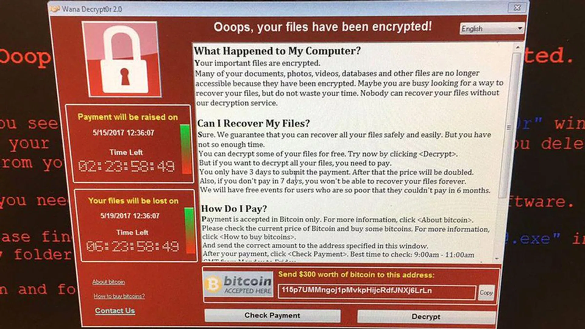 WannaCry.