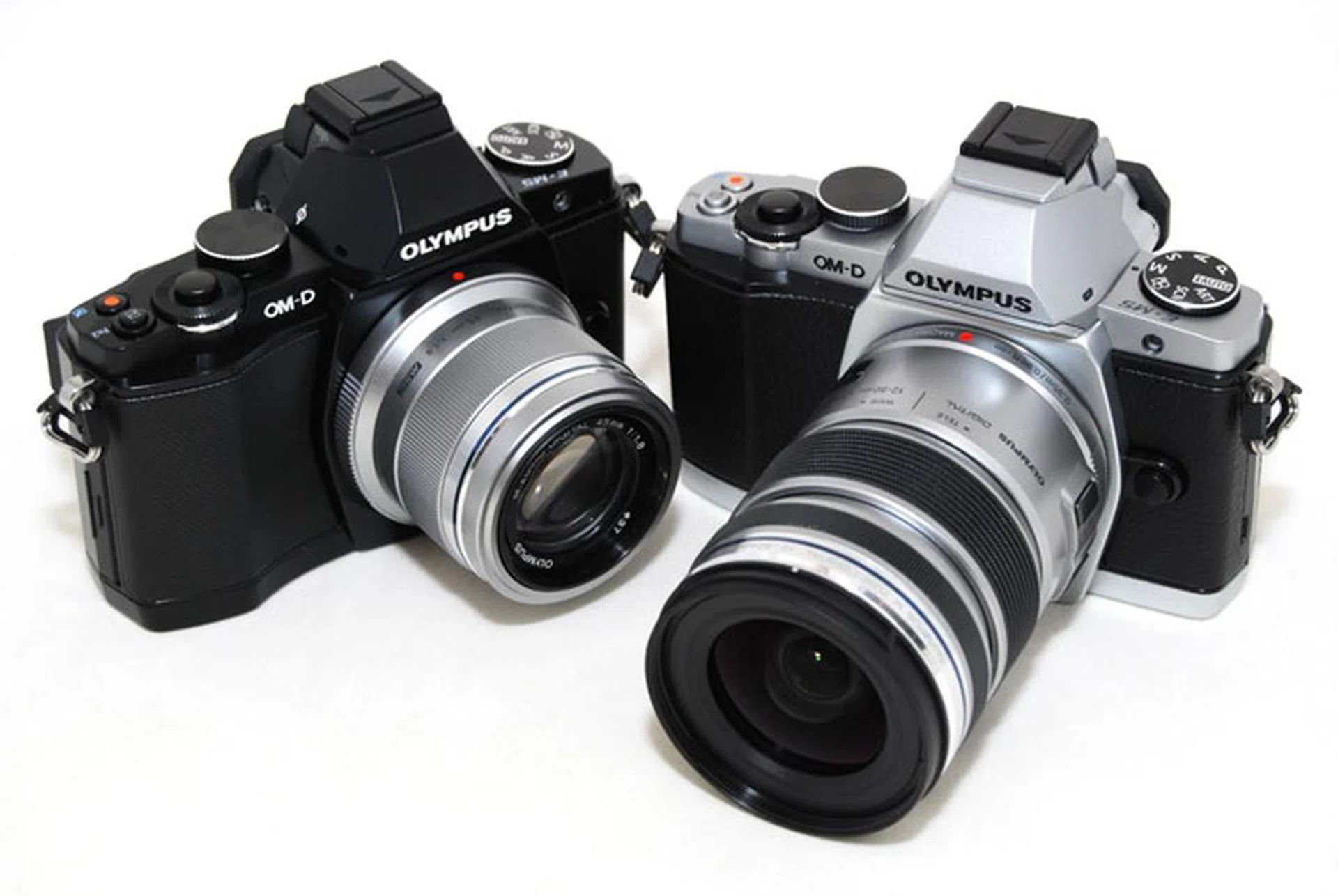 The Olympus OM-D E-M5 comes in black and silver, both equally beautiful we think.