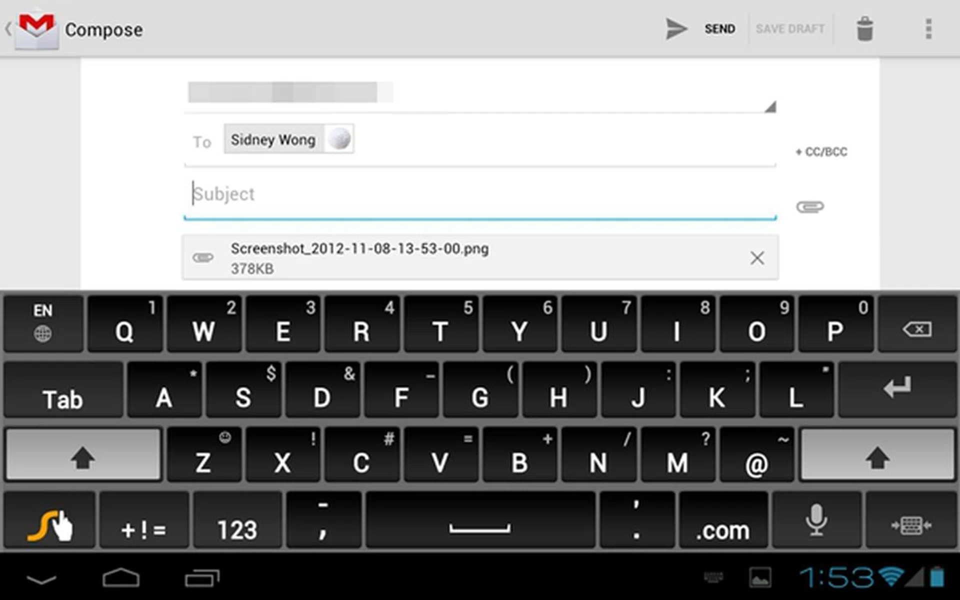 As an Android tablet, the Toshiba Regza Tablet AT270 gives you the flexibility and freedom to install any third-party keyboards on top of the stock version. Toshiba decided to preload Swype, a widely used third-party keyboard on the AT270.
