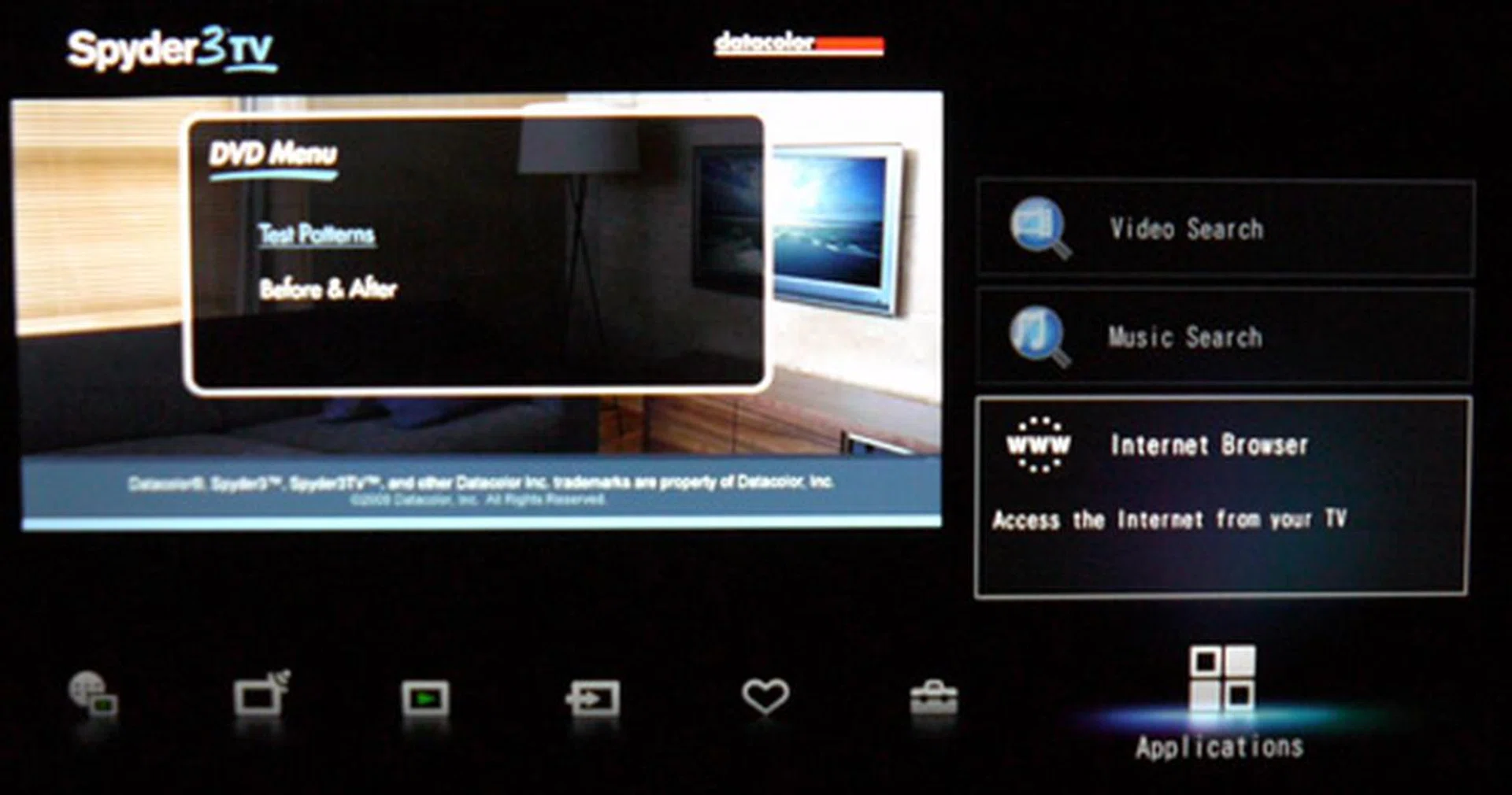 You'll find an integrated web browser under the Applications tab. While the browser is nice to have, be prepared to put up with a sluggish navigation experience on the crash-prone application, and especially so with Flash-based sites.