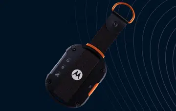 The Motorola Defy Satellite Link brings satellite connectivity to almost any modern smartphone. (Image: Motorola)