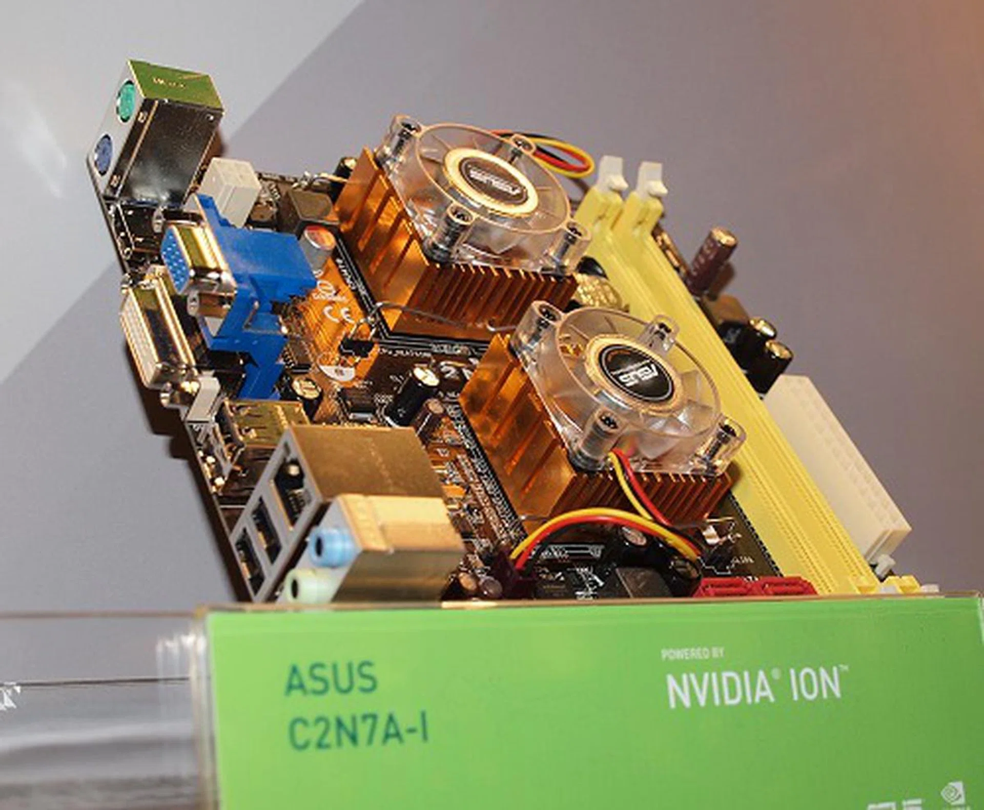 This is the ASUS version of a NVIDIA Ion compliant motherboard. 