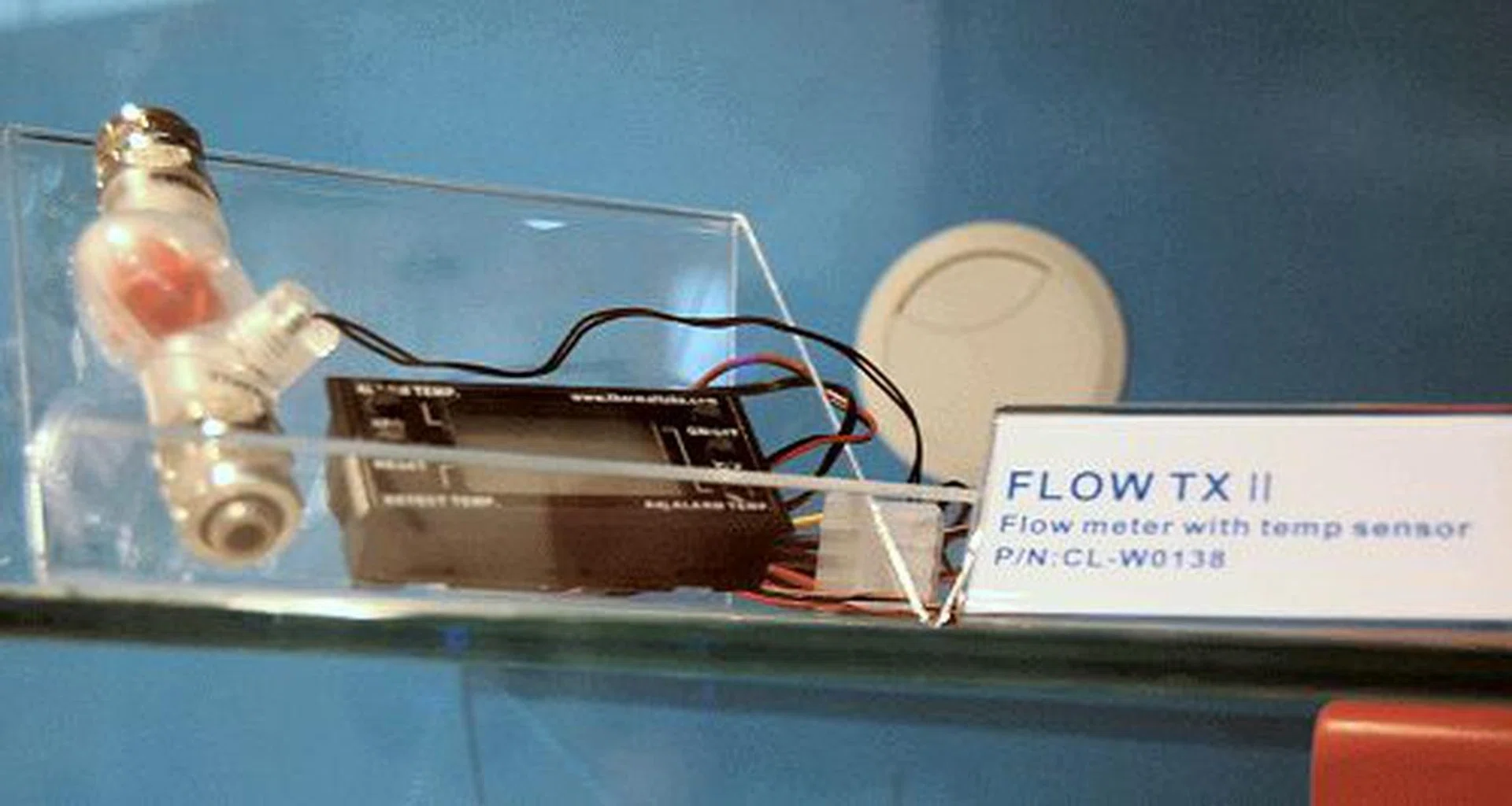  The Flow TX is in its second incarnation now and is equipped with a temperature sensor.  