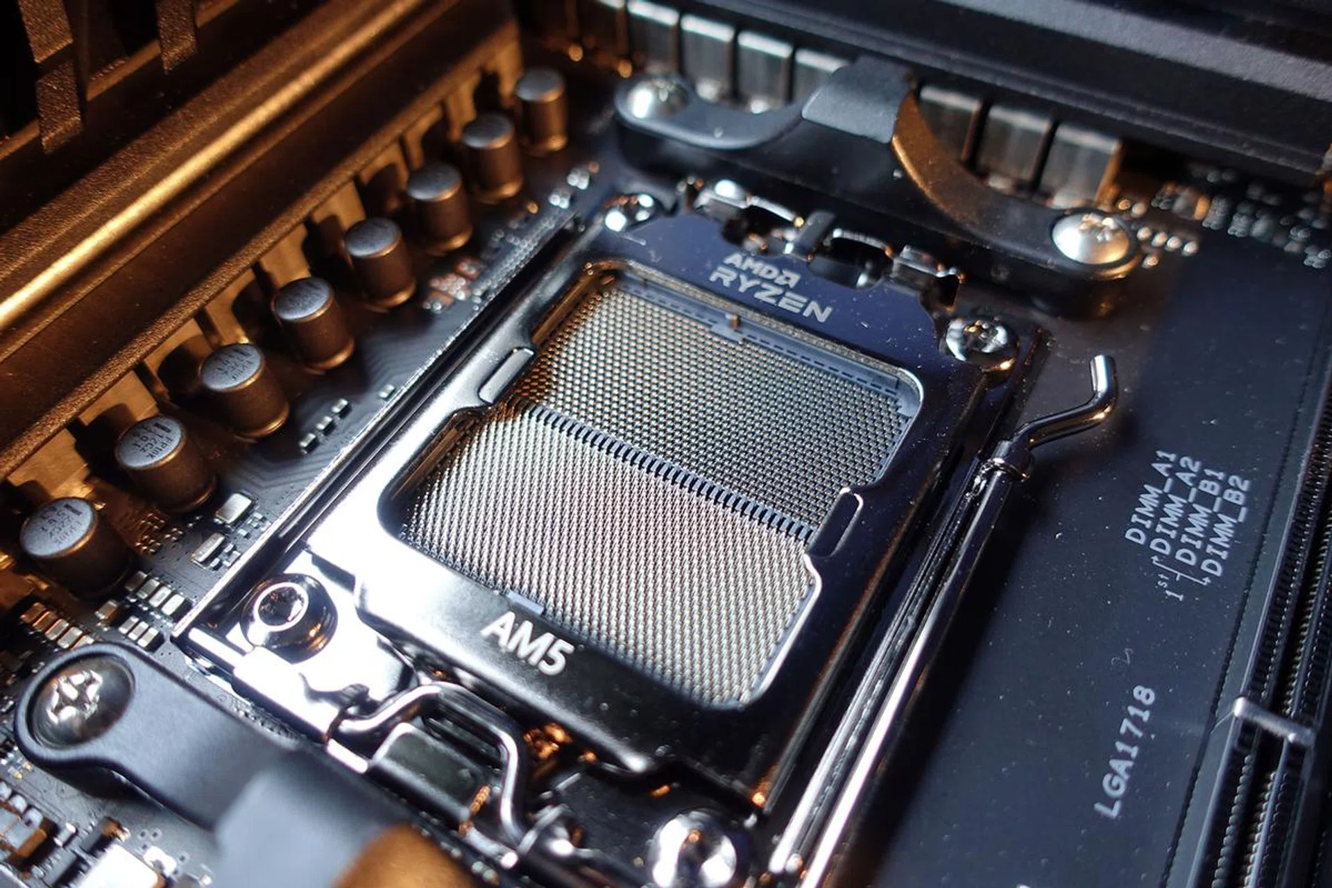 With the AM5, AMD now joins Intel in having a land grid array (LGA) CPU socket.