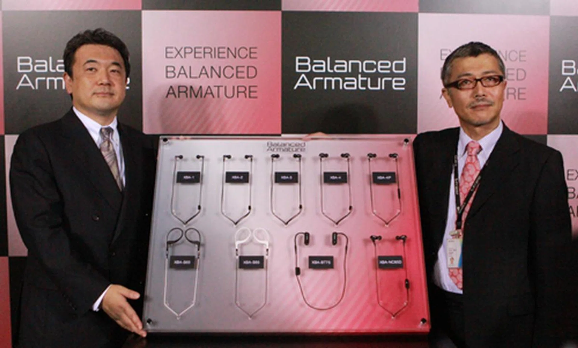 The almost complete lineup of XBA headphones from Sony.