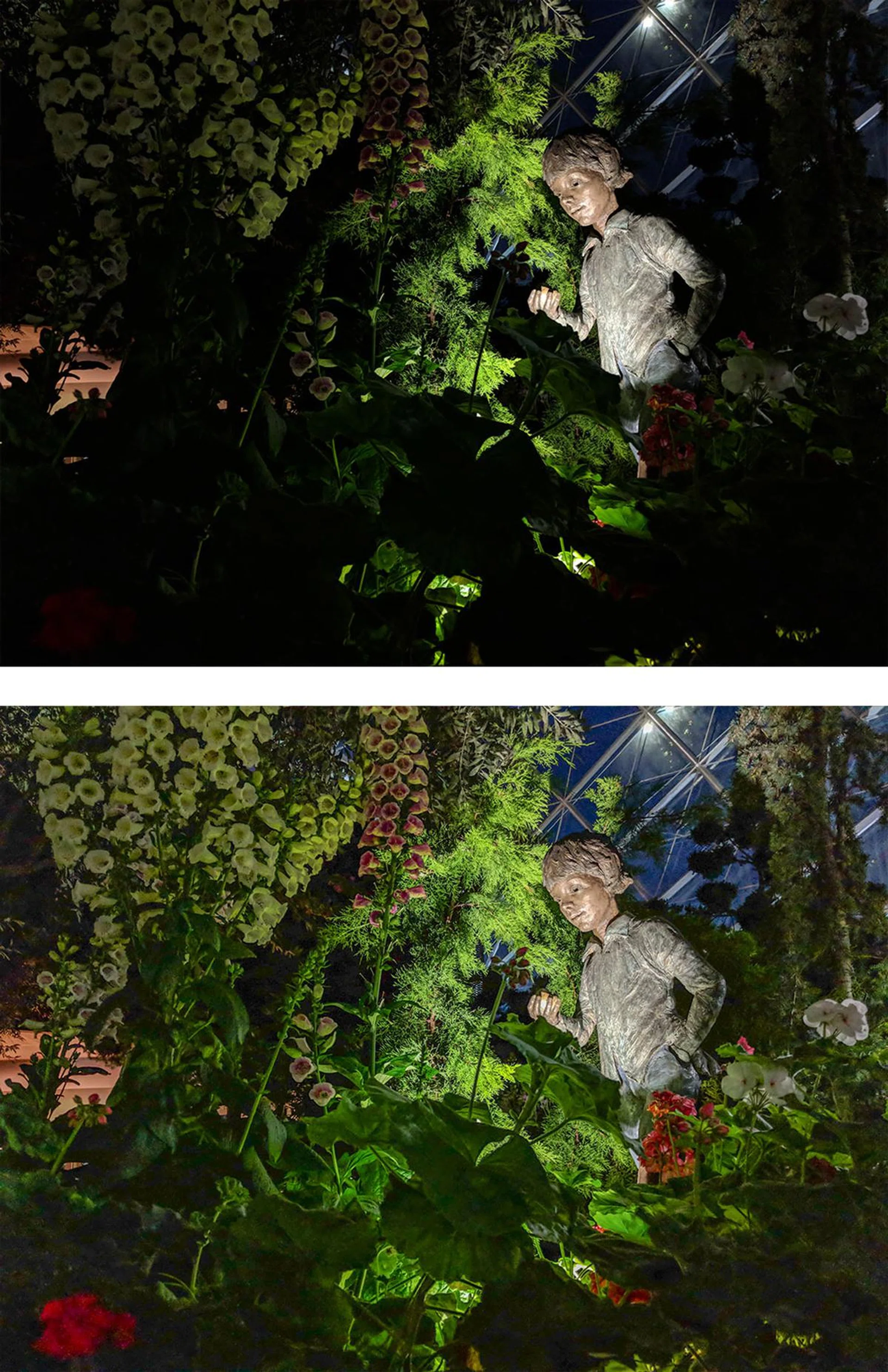 Because the out-of-camera JPEG (top) is already a HDR image, I was able to pull the highlights and push the shadows to an incredible degree in Lightroom (below). It’s crazy how this came out of a smartphone camera.