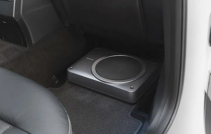 Sony XS-AW8 in car (Image source: Sony)