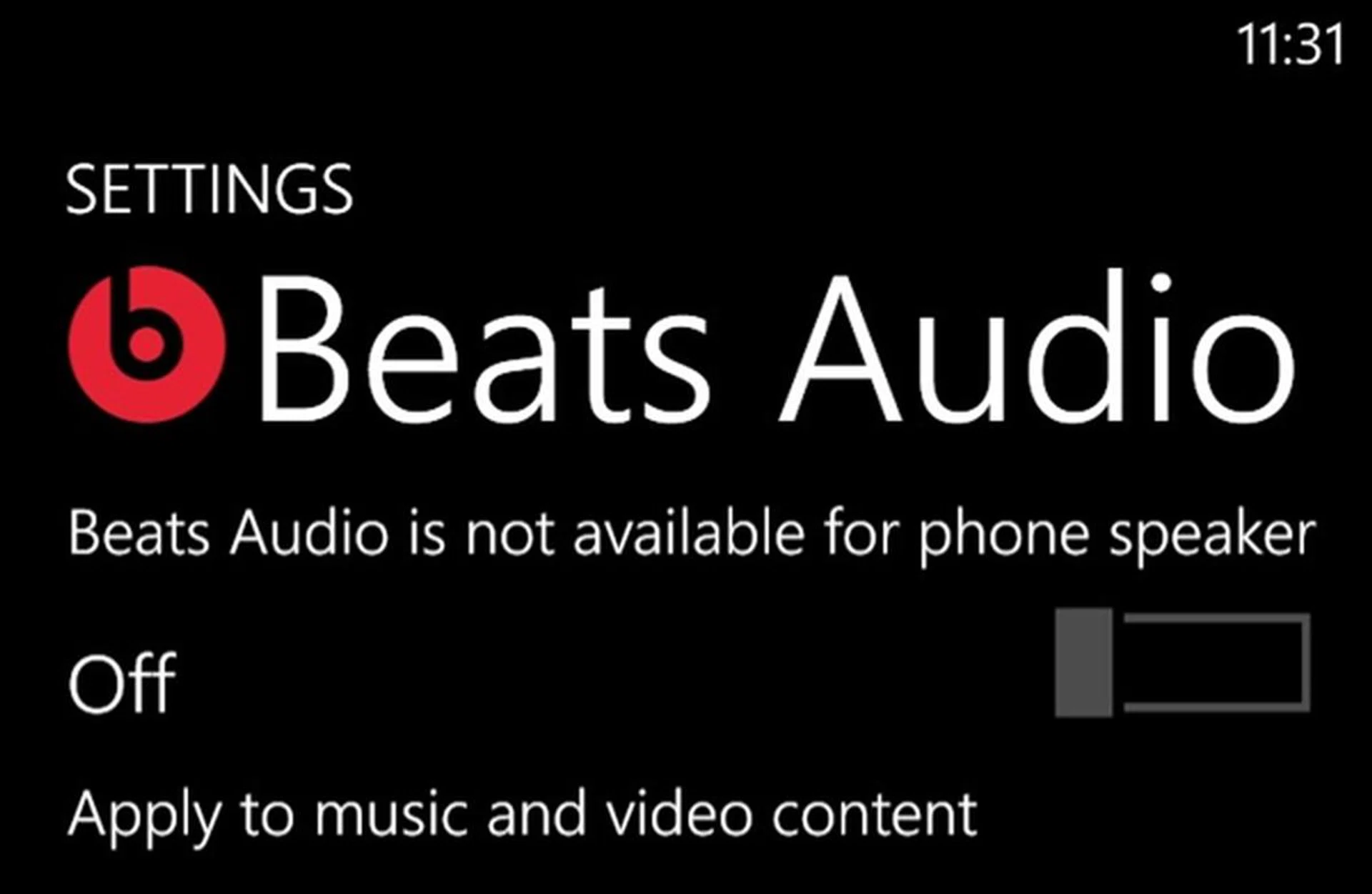 The WP8X and 8S by HTC are the only WP8 devices to come with Beats Audio integration.