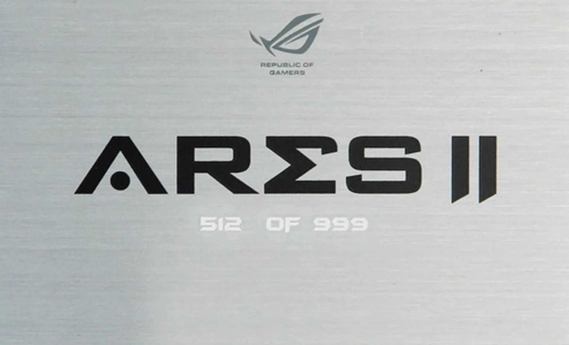 Each card comes with an aluminum card with a laser-etched serial number.