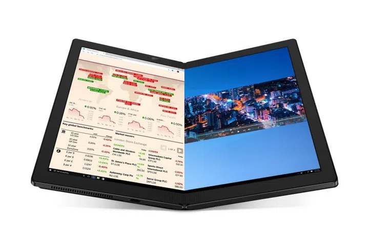 The Fold was first previewed in January at CES. Image courtesy of Lenovo. 