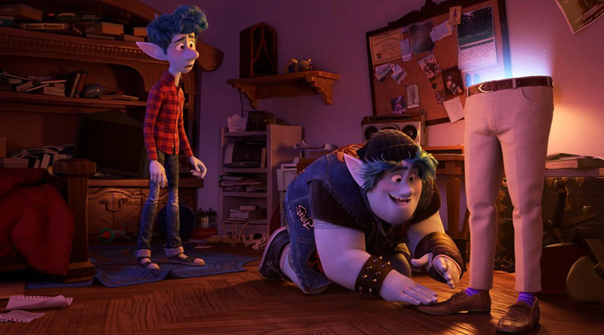 Ian and Barley Lightfoot only succeed in bring back half of their dad, and embark on a quest to bring the rest of him back. | Image: Disney