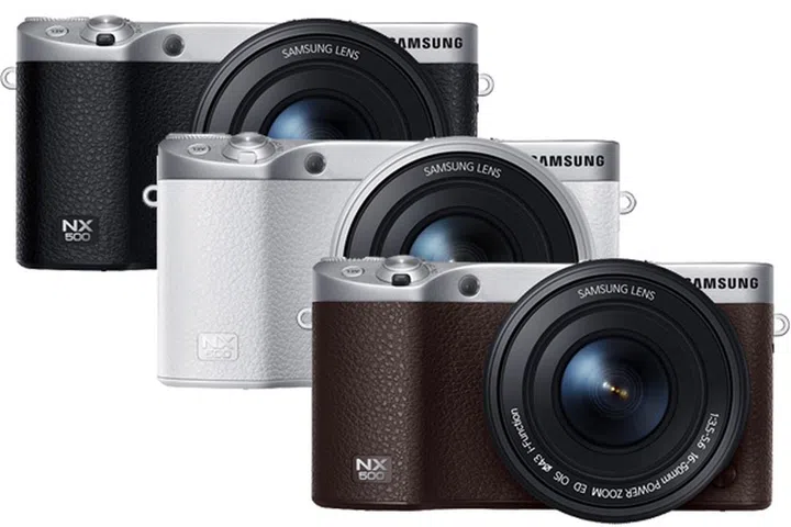 The NX 500 comes in a choice of three colors.