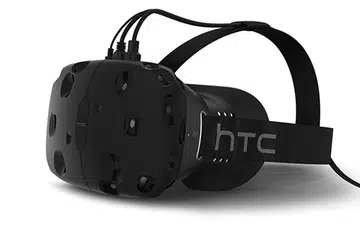 The new HTC Vive VR headset.