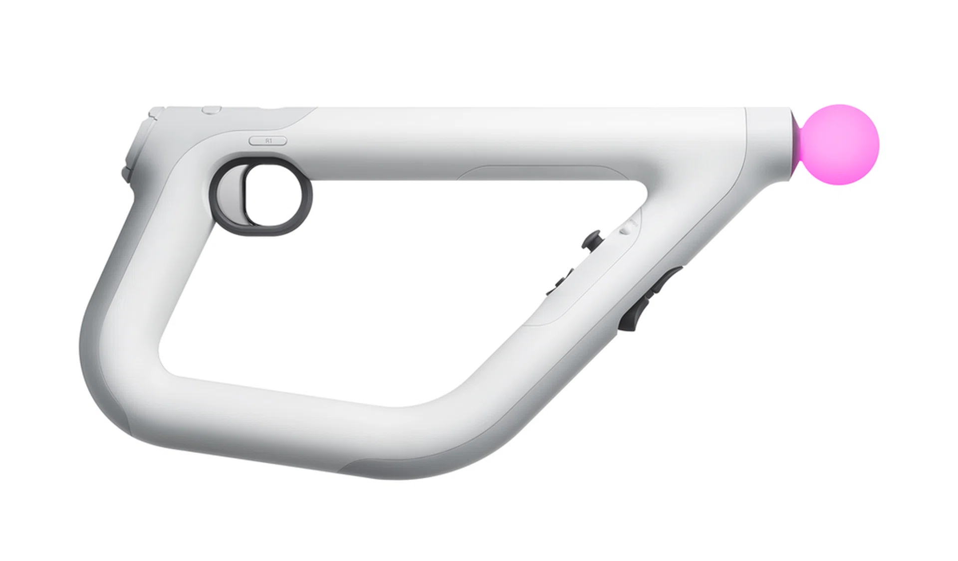 Complementing the PS VR experience is the PS VR Aim Controller, which provides direct one-to-one tracking to offer realistic presence and precision in the virtual environment.
