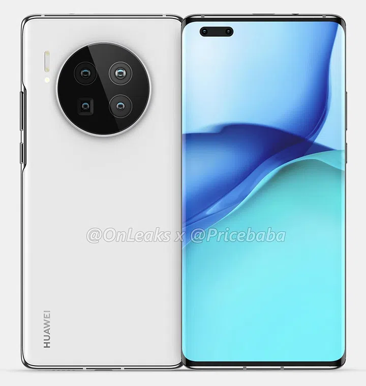 One of several leaked Huawei Mate 40 Pro images. Source: Pricebaba.
