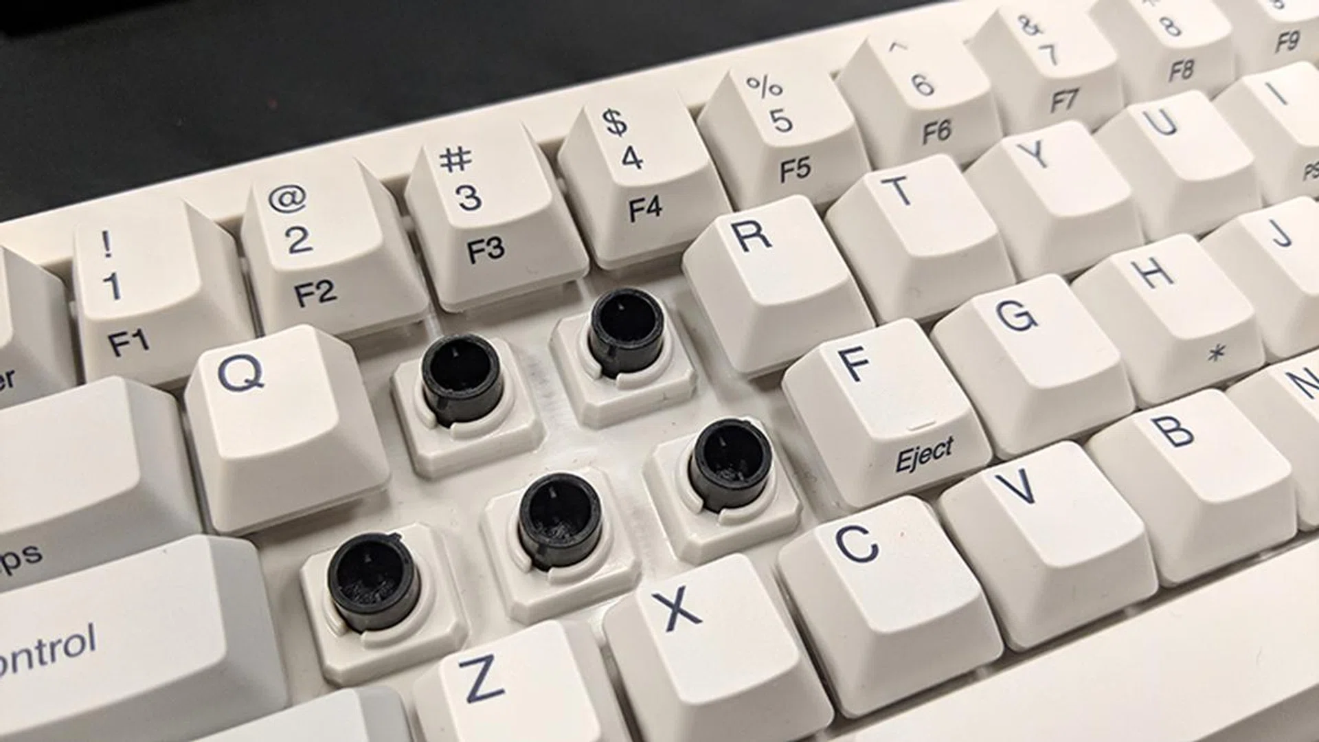 Regular Topre switches are incompatible with keycaps designed for Cherry MX-style switches.