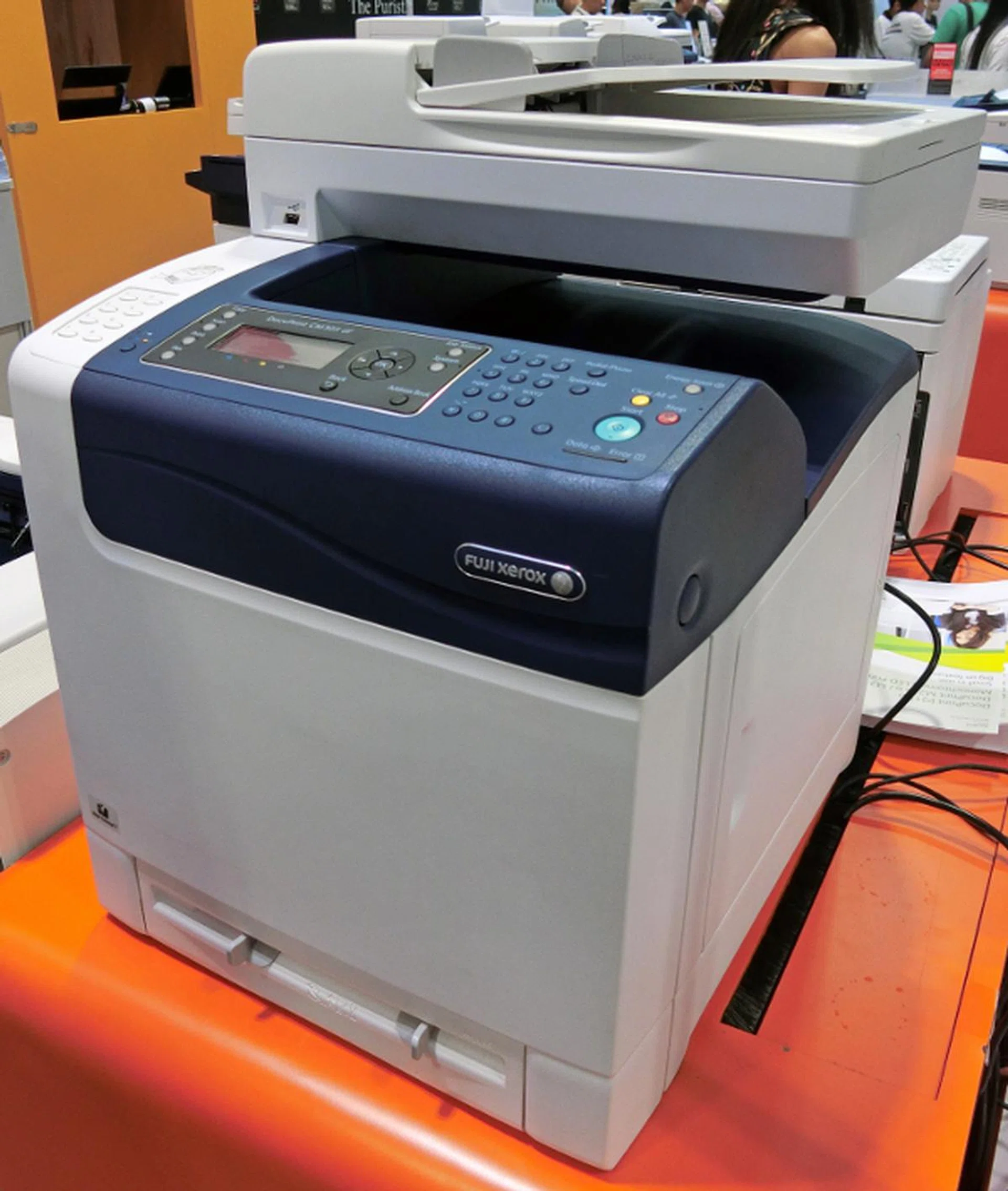 The Fuji Xerox DocuPrint CM305 df provides good value with its print, scan, copy and fax capabilities. There's also an automatic duplexer, and it comes bundled with the DocuWorks OCR software. Buy it for $599.
